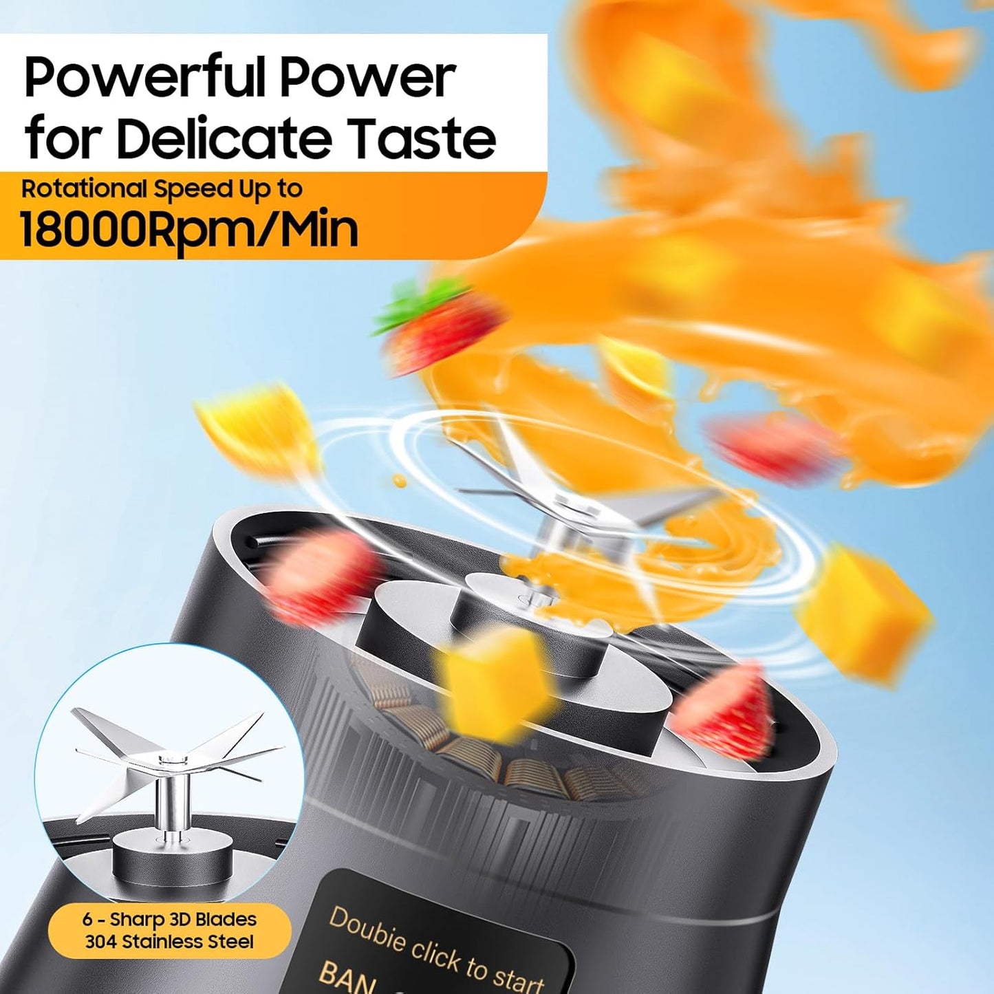 Portable High-Performance Personal Blender