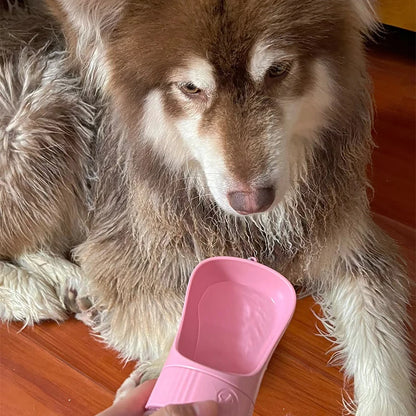 Dual-Chamber Portable Pet Travel Bottle