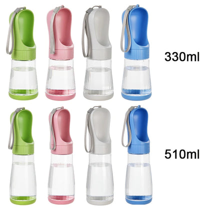 Dual-Chamber Portable Pet Travel Bottle