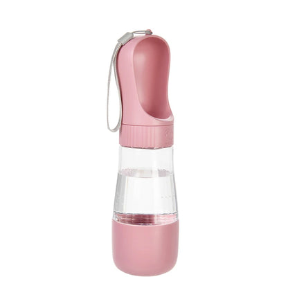 Dual-Chamber Portable Pet Travel Bottle